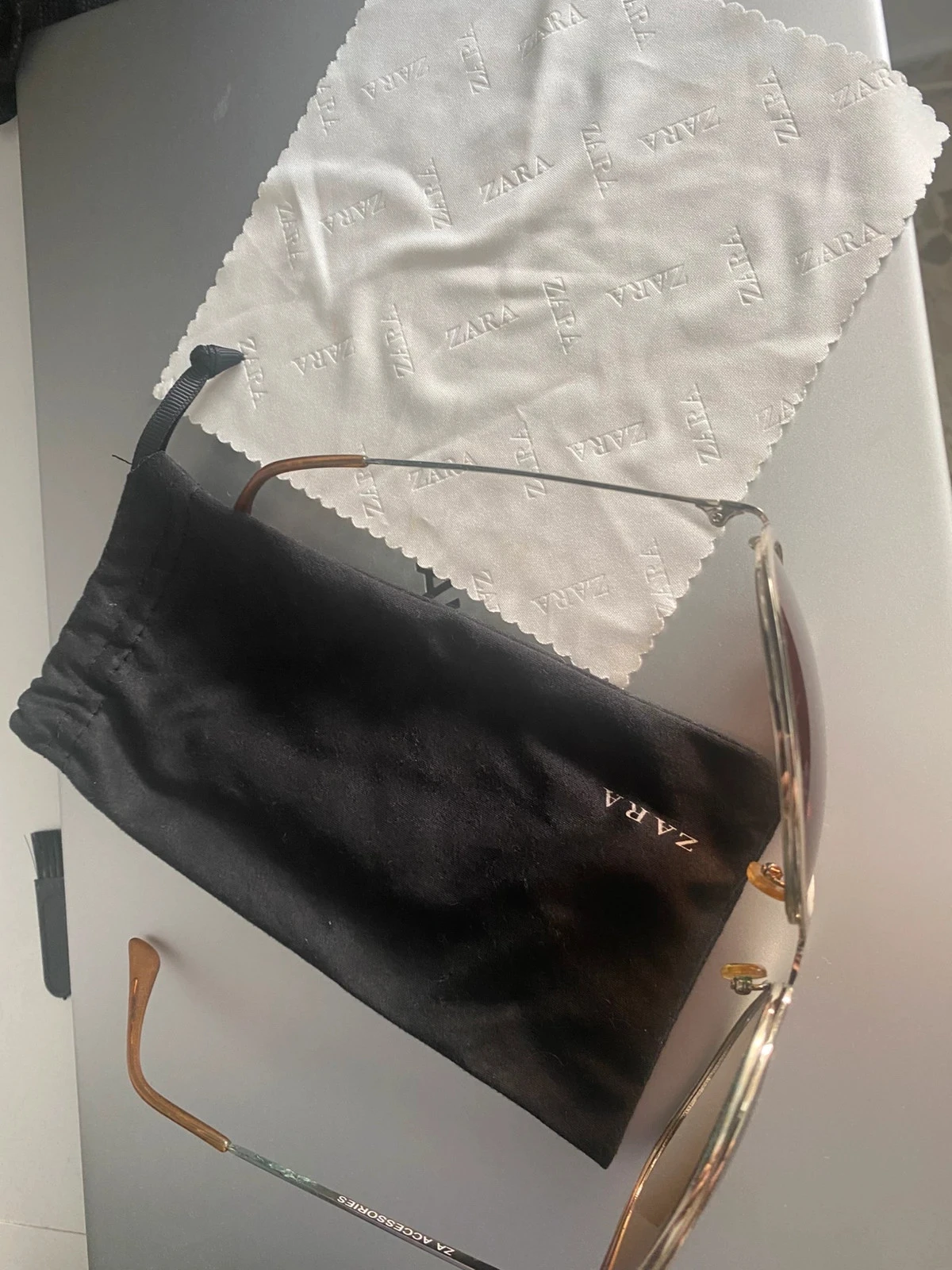 Zara metal Maxi sunglasses – photo 3